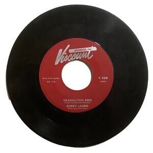 Bobby Laurel – Graduation Ring / Only In Vain, 45 Record, 1959, Viscount Records